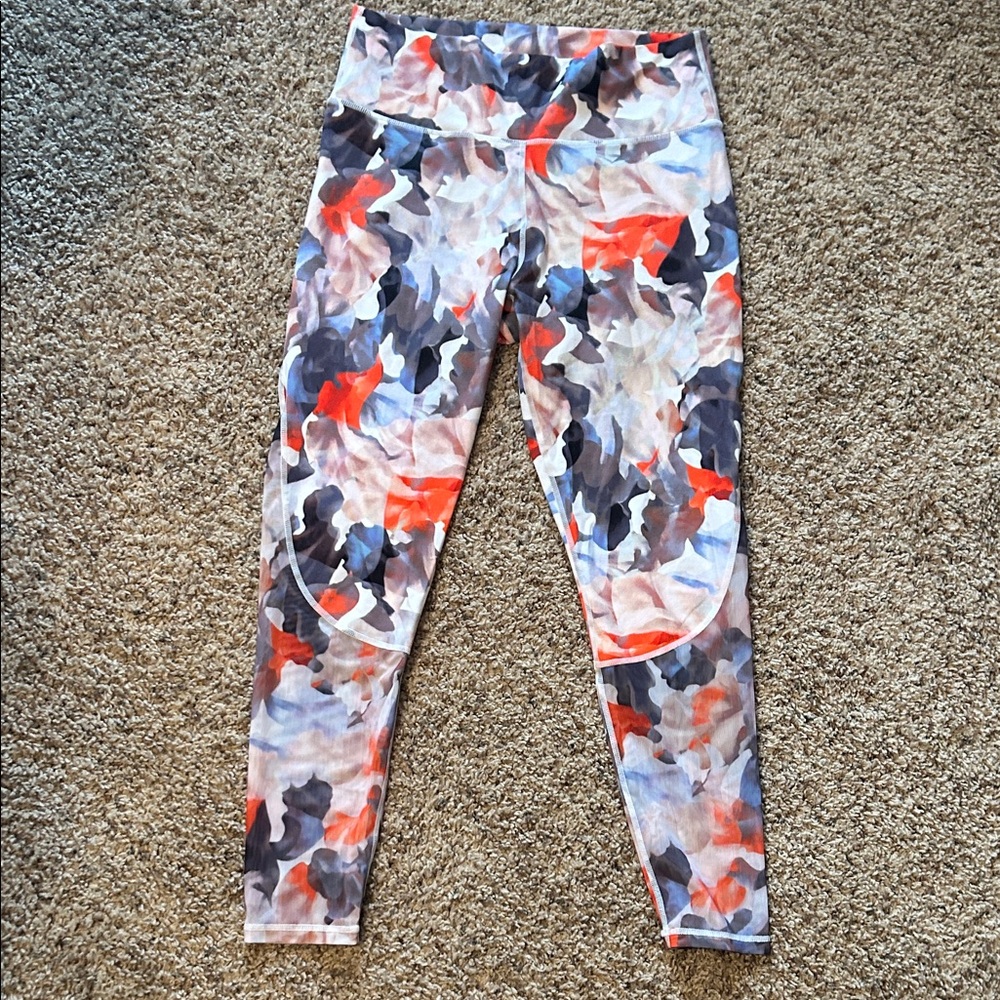 Fabletics Multicolor Abstract Leggings